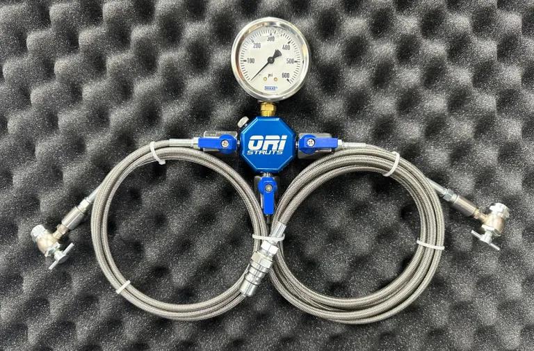 ORI Dual Fill Kit, Nitrogen Shock Fill Kit 600 or 1000 PSI Gauge