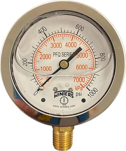 1000 PSI Winters Pressure Gauge