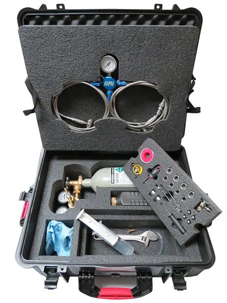Nitrogen Shock Fill Kit w/ Dual-Fill Manifold and 20 cu