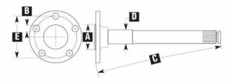 Measuring for Rear Axle Length - Semi Float